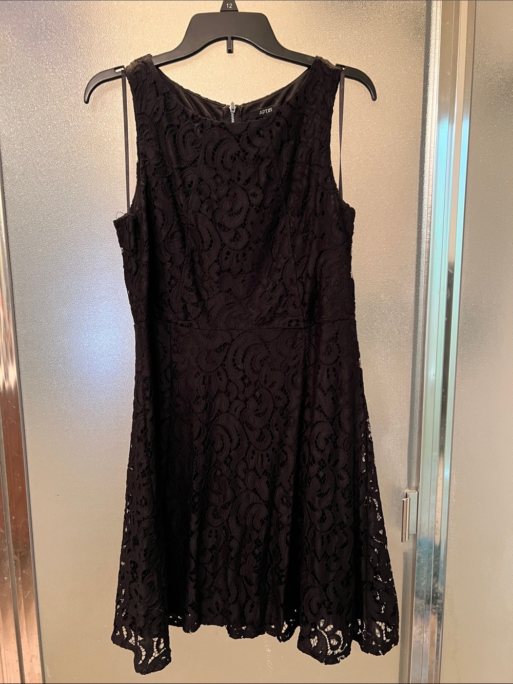 Apt. 9 Black Lace Fit & Flare Mini Dress